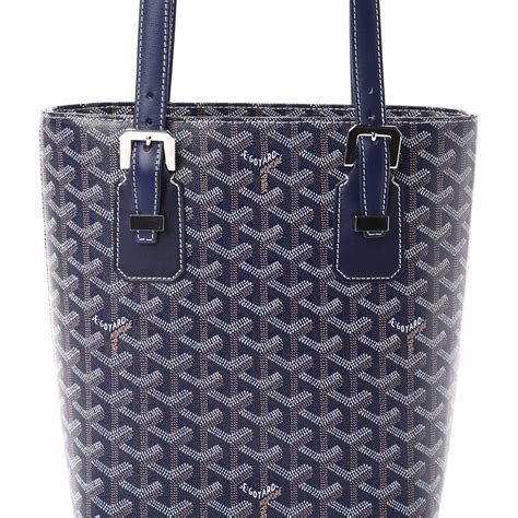 GOYARD Goyardine Marie Galante PM Navy 